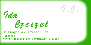 ida czeizel business card